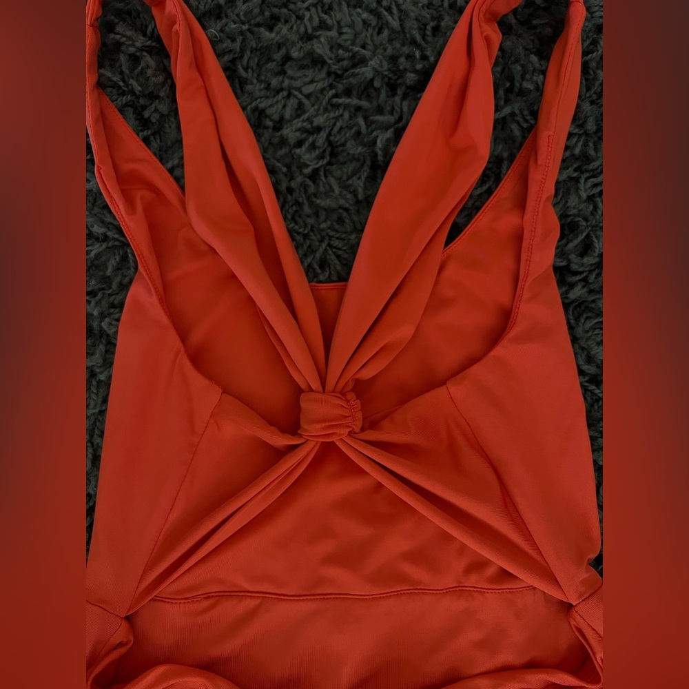 Superdown Red/Orange Racerback Dress - Picture 3 of 7